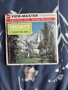 YOSEMITE NATIONAL PARK PACKET 1 VIEWMASTER REELS 1975 SET A171 RARE - Picture 1 of 5