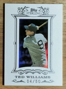 2007 Topps Sterling Framed White Suede #118 Ted Williams - Picture 1 of 2
