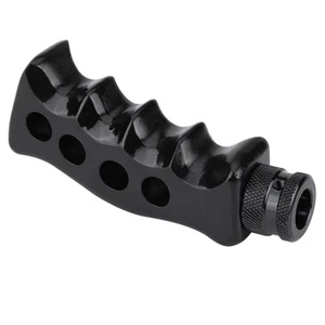 Manual Transmission Gun Grip Knife Handle Gear Shift Lever Knob Shifter Blac - Picture 1 of 23