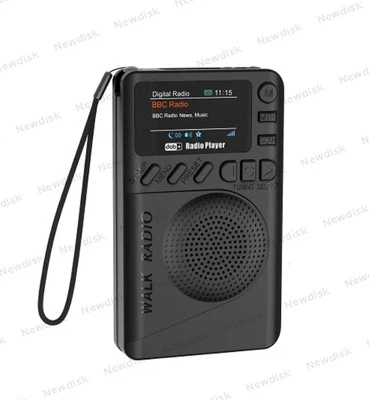 Portable Pocket Digital DAB FM Radio MP3 Player LCD Display Speaker  Micro USB - Bild 1 von 4