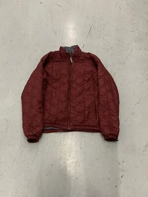 Jaqueta feminina Marmot forrada de lã GRANDE borgonha com zíper casaco acolchoado - Imagem 1 de 4