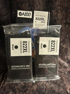822XL Black Ink Cartridge -2Pack (Sealed) - Picture 1 of 3