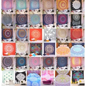 Wandteppich Mandala Wandbehang Wohndeko Decke Hippie Bohemian Queen Tagesdecke - Bild 1 von 167