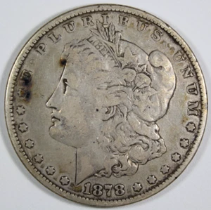 1878 7TF Rückseite von 1878 1 $ Morgan Dollar | Erstes Jahr zirkuliert kostenloser Versand - Bild 1 von 4