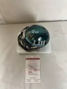 Malcolm Jenkins signed autographed Philadelphia Eagles SBLII mini helmet JSA - Picture 1 of 4