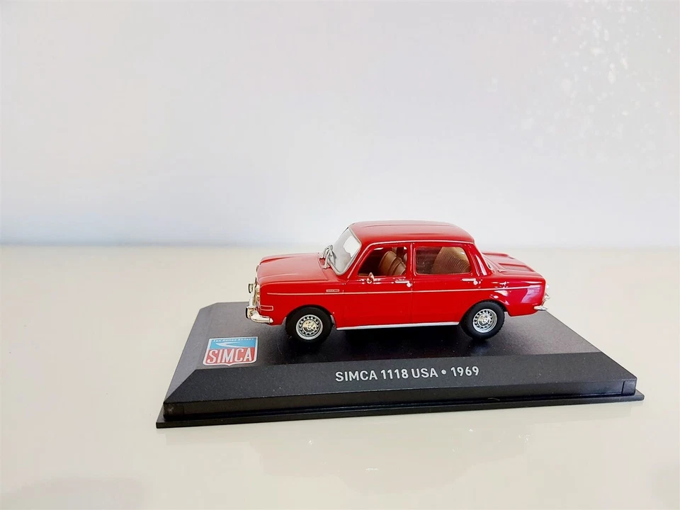 Simca 1118 USA Rosso del 1969 - Simca Collection 1/43 - Immagine 1 di 1