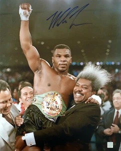 Mike Tyson Autographed Signed 16x20 Photo w/ Don King ASI Proof - Picture 1 of 2
