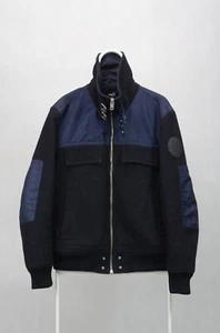 Diesel wool nylon bomber jacket size L - Picture 1 of 4
