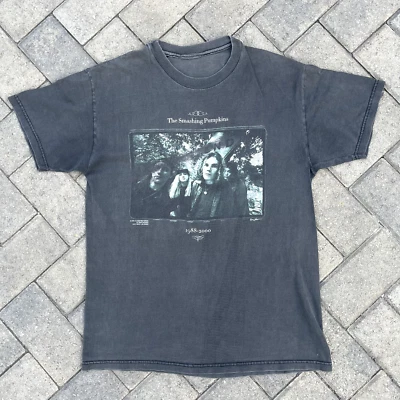 Vintage Smashing Pumpkins Black Medium Rock Band 1988 - 2000 T Shirt - Image 1 of 4