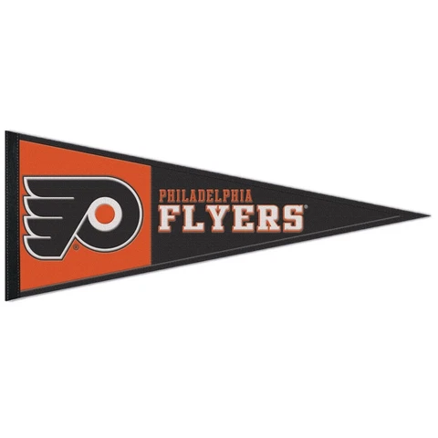 PHILADELPHIA FLYERS WOOL EMBROIDERED PENNANT 13"x32" NEW WINCRAFT 👀 🏒 Cover