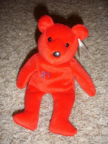 Sammy Sosa 21 bean bag MINT red bear Salvino's Bamm Beano August 1998 Cover