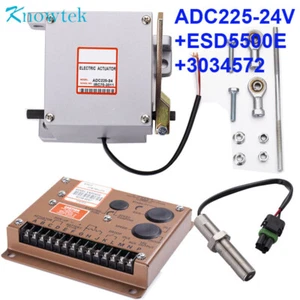 ADC225-24V 24V Actuator ADC225-24 +Speed controller ESD5500E +Pickup 3034572 - Picture 1 of 9