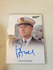 2017 James Bond Archives Final Edition PAVEL DOUGLAS Full Bleed Autograph