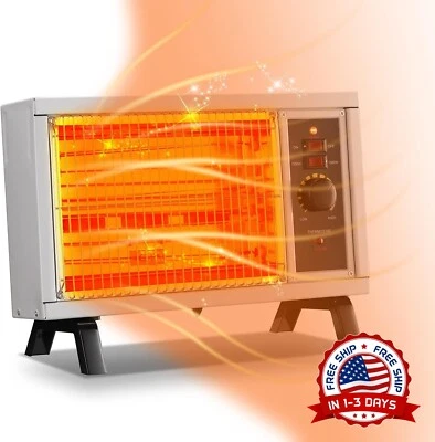 Calentador de ambiente de calentamiento rápido con termostato ajustable US NUEVO. UU. Foto 1 de 4