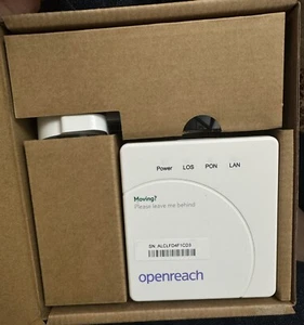 Nokia-ONT G-010G-Q Openreach Optical Fibre GPON Terminal BNIB With Cable - Afbeelding 1 van 3