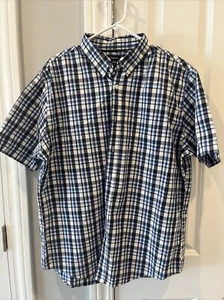 Croft&Barrow Men's Button Down Shirt Easy Care Size Large Free Ship - Picture 1 of 8