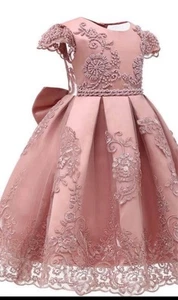 Mauve dress For Girls Size 8 - Picture 1 of 1