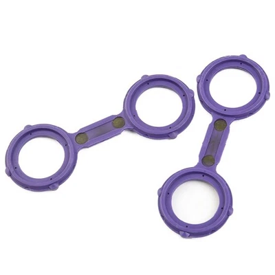 High Quality Oil Cooler Seal Car 2pcs/set New Purple Rubber A6421880580 - Image 1 of 4