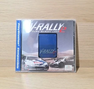 Memory Card Blue Ufficiale V-Rally 2 PS1 PlayStation 1 - Edizione Limitata - Foto 1 di 6