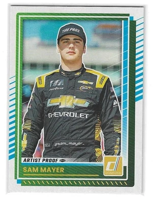 SAM MAYER 2025 DONRUSS ARTISTS PROOF /25 HAAS FACTORY TEAM - Image 1 of 2