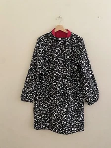 Blue Illusion S Reversible Cotton Blend Rain Coat - Picture 1 of 8