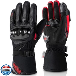 BORLENI Winter Motorcycle Glove, Waterproof, Carbon Fiber Shell R - Picture 1 of 5