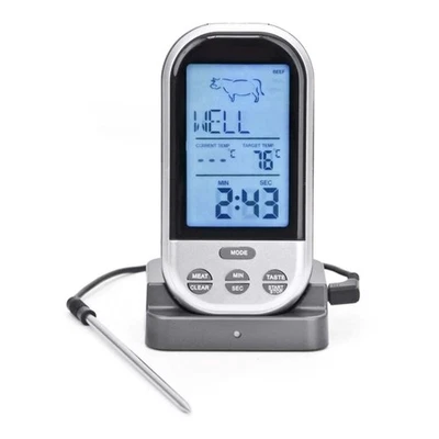Fleischthermometer Grillthermometer Digital BBQ Grill Thermometer GRILLCHEF - Bild 1 von 4