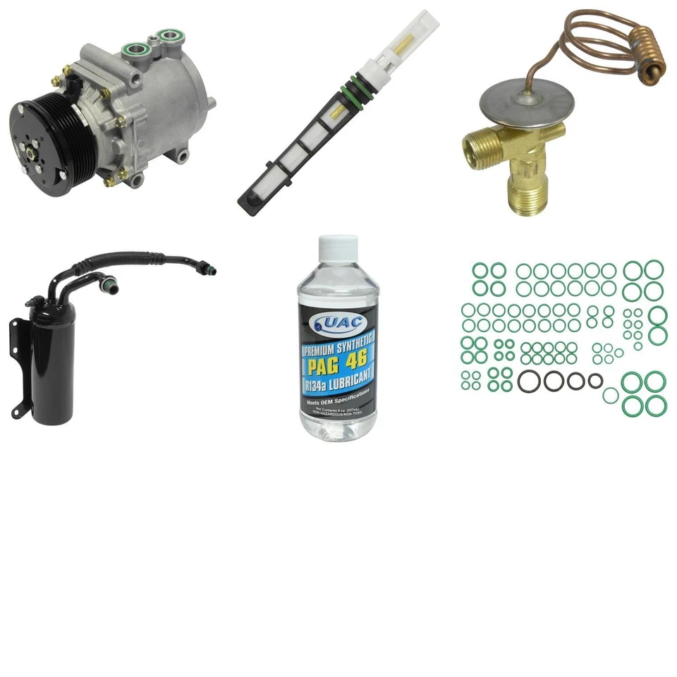 UAC KT 2020 A/C Compressor Kit For 04-07 Ford E-350 Club Wagon E-350 SD E-450 SD - Image 1 of 4