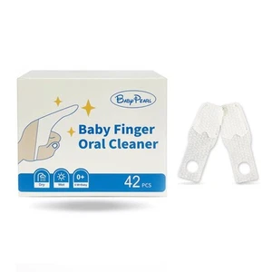 Baby Tongue Cleaner Newborn Baby Finger Toothbrush, 42 Count Disposable Wet a... - Picture 1 of 7
