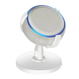 Table Holder For Echo Dot 3rd Gen, 360° Rotation Adjustable Desktop Stand Mount - Picture 1 of 10