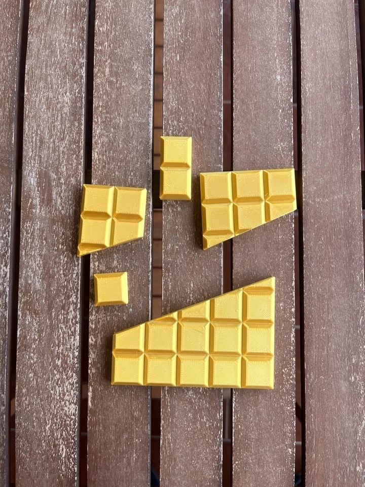 Puzzle Rompicapo Cioccolato Magico Giallo Oro Gioco di Logica - Immagine 1 di 4