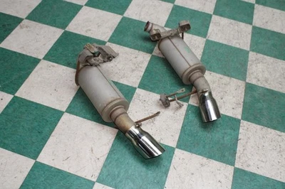 11-14 MUSTANG GT 5.0L Aftermarket LH RH Exhaust Muffler Pair 2x Chrome Tips WTY Foto 1 de 4