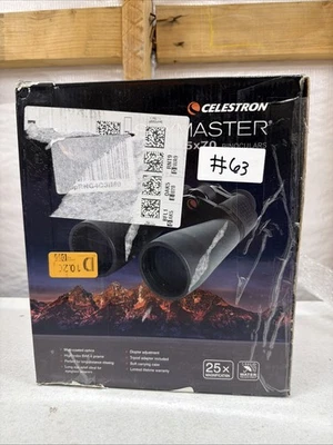 Celestron Skymaster 25x70 Black Water Resistant Multi Binoculars *OPENBOX* - Image 1 of 4