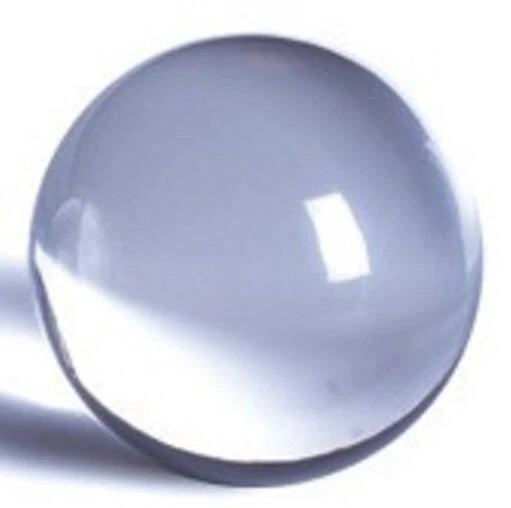 ACRYLIC BALL 3.25" CLEAR PLEXI  LUCITE PERSPEX  3 PCS JUGGLER'S BALLS 15481-16 - Image 1 of 1