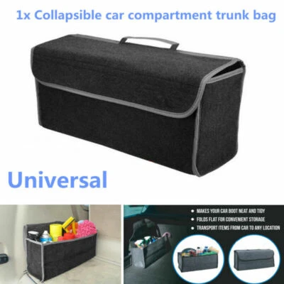 Universal Car SUV Storage Console Collapsible Multipurpose felt Cargo Organizer - Image 1 of 4