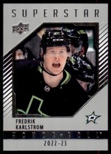 2022-23 UD Series 2 Honor Roll #HR81 Fredrik Karlstrom - Dallas Stars