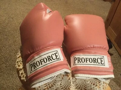 Slight Use 女式 PROFORCE 10 盎司粉色拳击手套 — 第 1/4 张图片