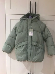 Primark Girls 7-8 years Puffer Padded Jacket Coat with Hood - Picture 1 of 6