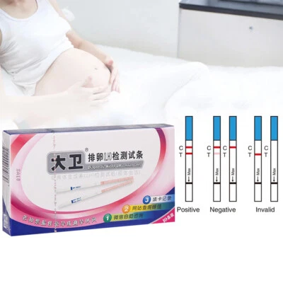 Pack of 10 LH Ovulation Test Strips Individually Sealed Urine Test Strips - Image 1 of 4