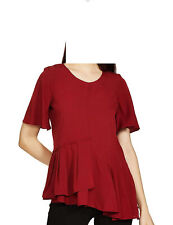 Park Avenue Stylish SyntheticTop For Womens Dark Maroon Color