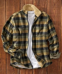 Carbon2Colbolt Buffalo Check Zip Multi JacShirt Herren Neu mit Etikett - Bild 1 von 4