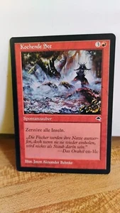 BOILING SEA Magic the Gathering MTG 1997 Instant GERMAN Language Trading Card - Picture 1 of 2