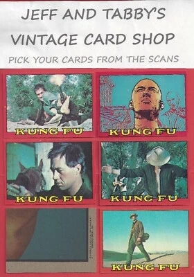 1973 TOPPS KUNG FU TRADING CARDS / SEE DROP DOWN MENU 4 CARD YOU WILL RECEIVE. - Image 1 of 4