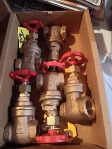 Value Collection 3/4" Pipe, Class 150S, IPS Brass Wedge Compact Gate Valve 300w - Picture 1 of 1