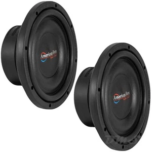 (2) American Bass SL-104 | 10 Zoll 600 W 4 Ohm flach schlank LKW Subwoofer Paar - Bild 1 von 3