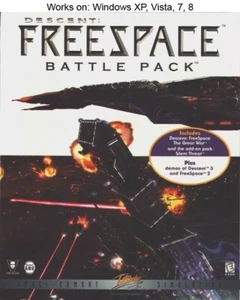 Descent: Freespace - Battle Pack PC Game 1998 Interplay Silent Threat - Picture 1 of 2