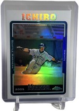 Ichiro Suzuki 2005 Topps Chrome Refractor Card #280 - Seattle Mariners
