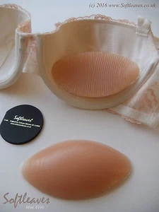 Softleaves Lift X100  Silicone Breast Enhancers Chicken  Fillets Bra Inserts  - Picture 1 of 10