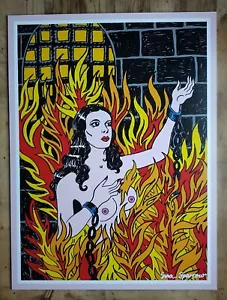 Sina Sparrow Original Impresión Digital "Anima Sola" Arte Pop Contemporáneo - Tamaño XL - Imagen 1 de 4