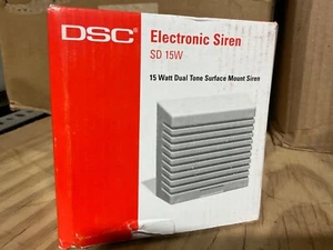 DSC elektronische Sirene - SD 15 W 15 Watt zweifarbige Oberflächenhalterung Sirene - Bild 1 von 1